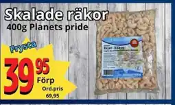 Supergrossen Skalade räkor erbjuda
