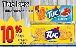 Supergrossen Tuc kex erbjuda