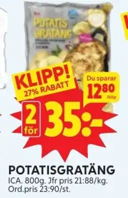 Ica Hajen Lagpris ICA Potatisgratäng erbjuda