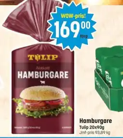Supergott TULIP Hamburgare erbjuda