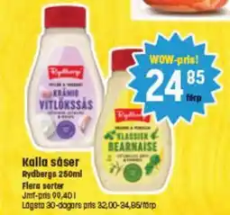 Supergott RYDBERGS Kalla såser erbjuda