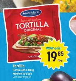 Supergott SANTA MARIA Tortilla erbjuda