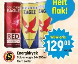 Supergott GOLDEN EAGLE Energidryck erbjuda