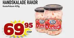 Din Mat Handskalade räkor erbjuda