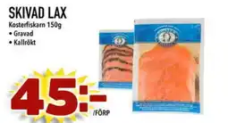 Din Mat Skivad lax erbjuda