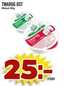 Din Mat Twarog ost erbjuda