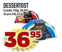 Din Mat CASTELLO Dessertost erbjuda