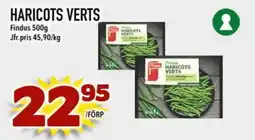 Din Mat FINDUS Haricots verts erbjuda