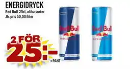 Din Mat RED BULL Energidryck erbjuda