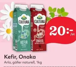 Östenssons ARLA Kefir, onaka erbjuda