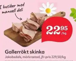 Östenssons Gallerrökt skinka erbjuda