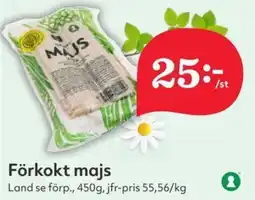 Östenssons Förkokt majs erbjuda
