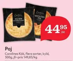 Östenssons CAROLINES Paj erbjuda