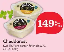 Östenssons KVIBILLE Cheddarost erbjuda