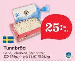 Östenssons Tunnbröd erbjuda