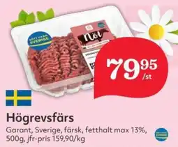 Östenssons GARANT Högrevsfärs erbjuda