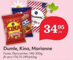 Östenssons FAZER Dumle, kina, marianne erbjuda