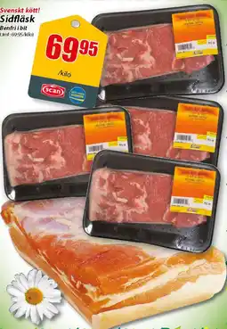 Extra Mjällby Stormarknad Sidfläsk erbjuda