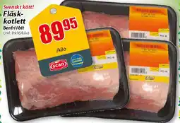 Extra Mjällby Stormarknad Fläsk- kotlett erbjuda