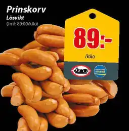 Extra Mjällby Stormarknad Prinskorv erbjuda