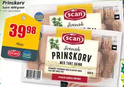 Extra Mjällby Stormarknad SCAN Prinskorv erbjuda