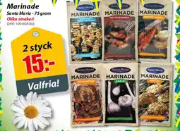 Extra Mjällby Stormarknad SANTA MARIA Marinade erbjuda