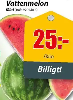 Extra Mjällby Stormarknad Vattenmelon erbjuda