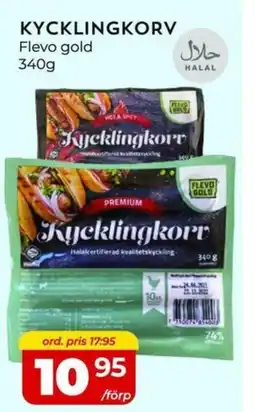 Matrix Butikerna FLEVO GOLD Kycklingkorv erbjuda