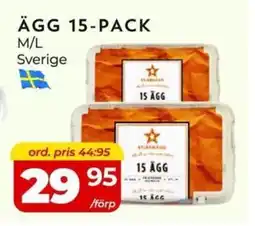 Matrix Butikerna Ägg 15-pack erbjuda