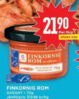Willys Finkornig Rom erbjuda