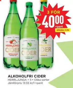 Willys Alkoholfri cider erbjuda