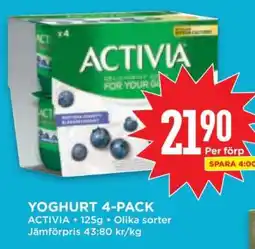 Willys Yoghurt 4-Pack erbjuda