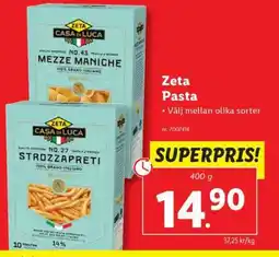Lidl Zeta Pasta erbjuda