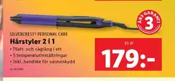 Lidl SILVERCREST PERSONAL CARE Hårstyler 2 i 1 erbjuda