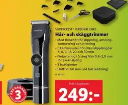 Lidl SILVERCREST PERSONAL CARE Hår- och skäggtrimmer erbjuda