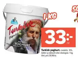 Coop Extra Turkisk yoghurt erbjuda