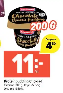 Coop Extra Proteinpudding Choklad erbjuda