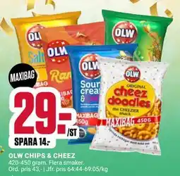 ÖoB OLW CHIPS & CHEEZ erbjuda