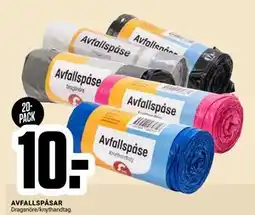 ÖoB AVFALLSPÅSAR erbjuda