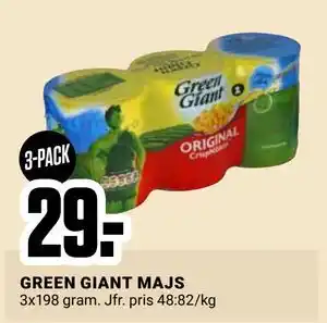 ÖoB GREEN GIANT MAJS erbjuda