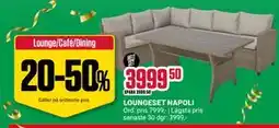 ÖoB LOUNGESET NAPOLI erbjuda