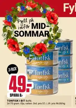 ÖoB TONFISK I BIT erbjuda