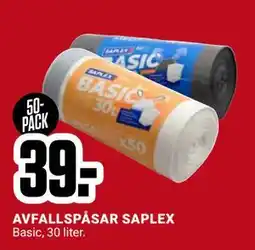 ÖoB AVFALLSPÅSAR SAPLEX erbjuda