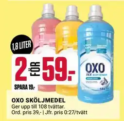 ÖoB OXO SKÖLJMEDEL erbjuda