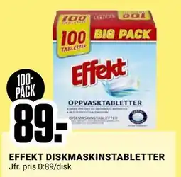 ÖoB EFFEKT DISKMASKINSTABLETTER erbjuda