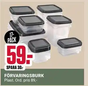 ÖoB FÖRVARINGSBURK erbjuda