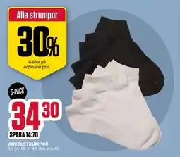 ÖoB Alla strumpor erbjuda