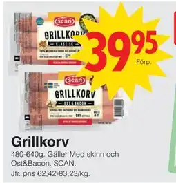 Matöppet Grillkorv erbjuda