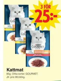 Matöppet Kattmat erbjuda