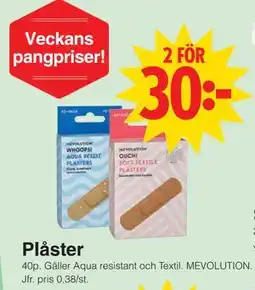 Matöppet Plåster erbjuda